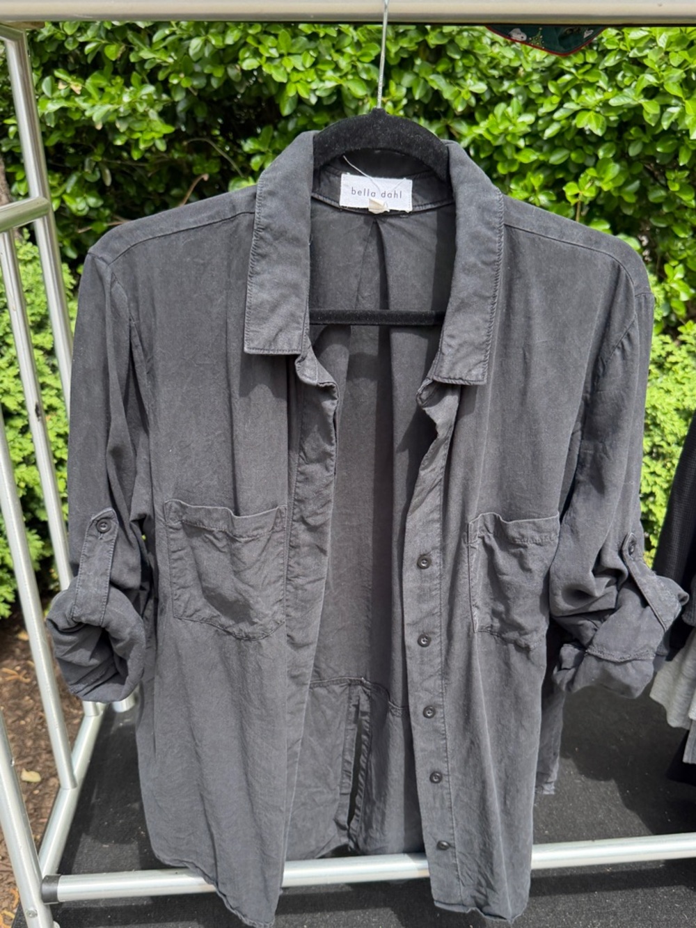 Bella Dahl Black Button Down Shirt XL